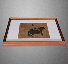 张家口市书画装裱配框服务案例